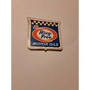 Vintage 60s Original Macmillan Ring Free Motor Oil Rat Rod Race Decal Sticker
